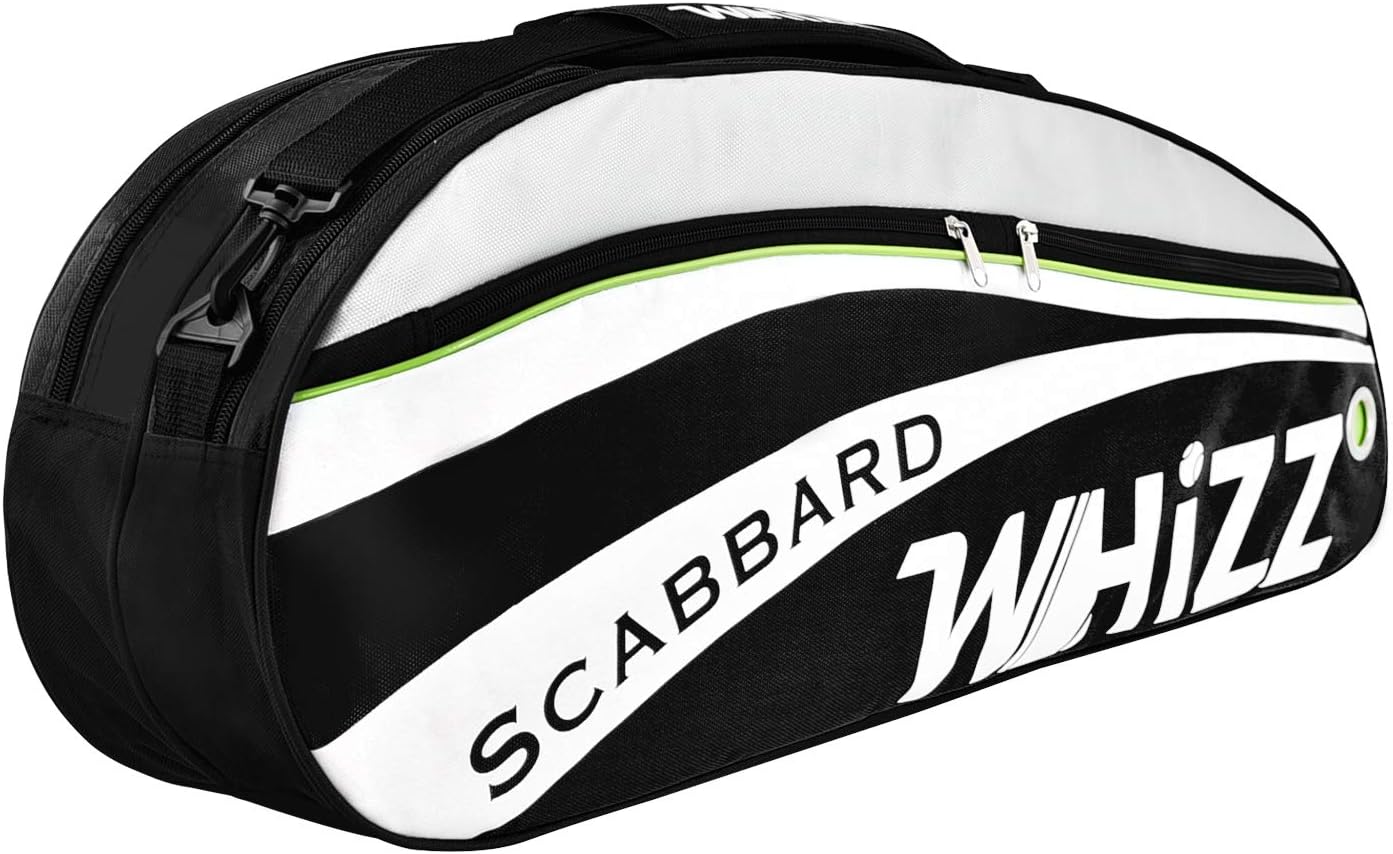 QICHUAN Badminton Squash Tennis Racket Bag Carry Case Large - Black