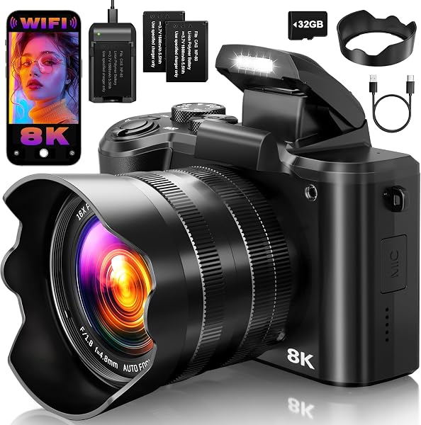 Best Value 8K Digital Camera for Beginner YouTube Creators and Hobbyist Photographers