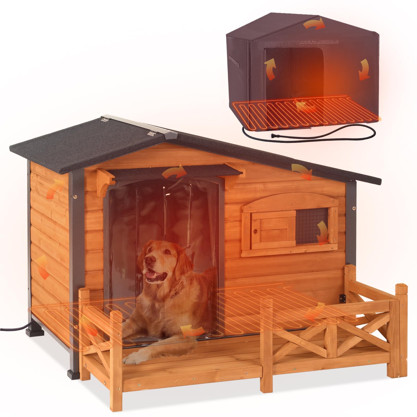 GUTINNEEN Heated Dog House