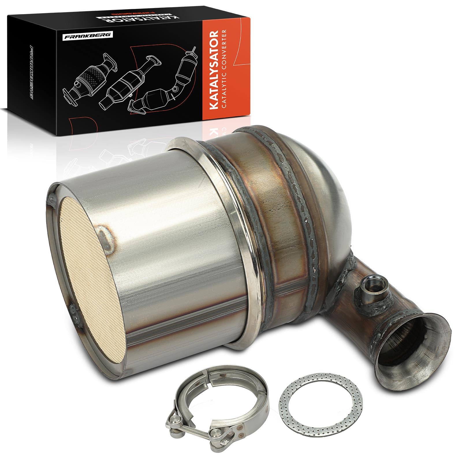 Frankberg Filtro de partículas diésel (DPF) 1731XK | Compatible con: C4 II NC, DS5, 308 II L3 LB LH LP LW, 2008 I CU, C5 III Ruptura RW, Tipi de socio, 207 SW WK, 508 I 8D