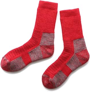[ナイガイ] メリノウール 登山 ソックス MOUNTAINEERING SOCKS 山登り トレッキング ロングトレイル スキー スノーボード クルー丈 毛混 抗菌防臭 パイル編み メンズ＆レディース ソックス 靴下 90301018
