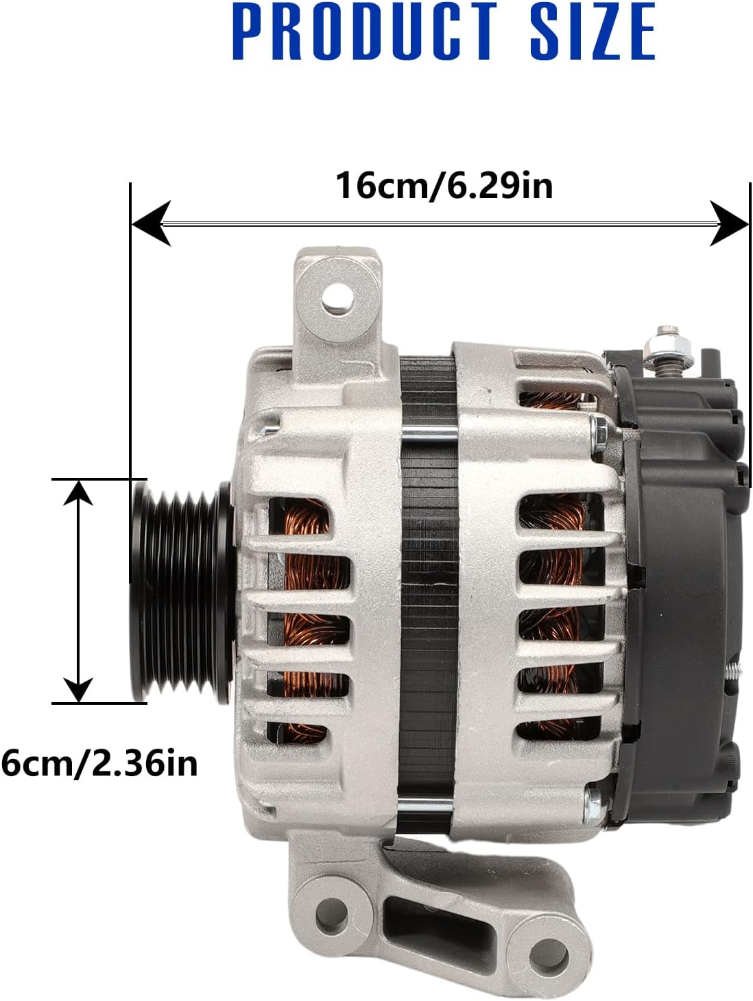Alternator Motor Fits for HHR 2.2L 2.4L 2008-2011 Replaces 11266N, 15923218, FG12S011