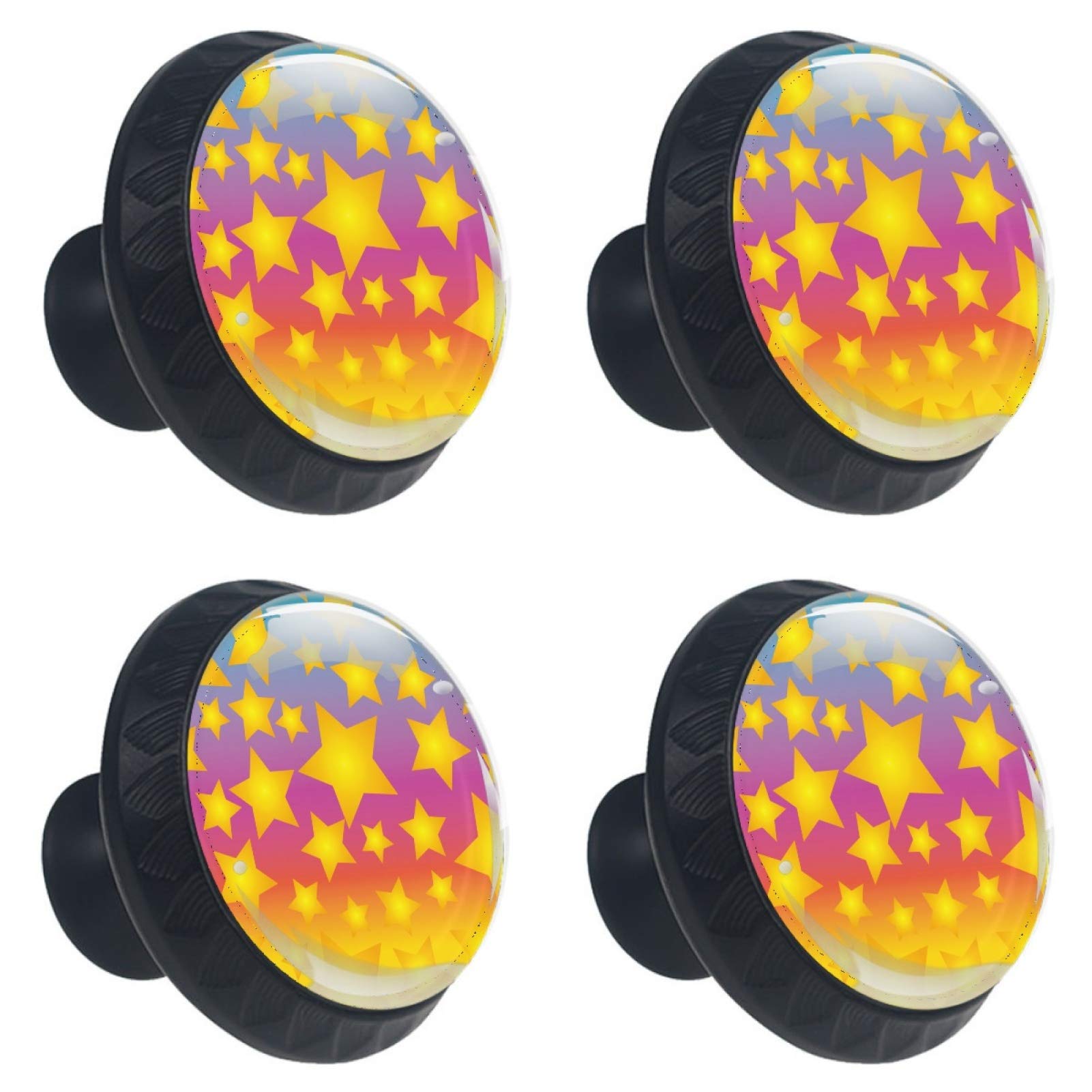 Boutons de tiroir étoile multicolores pour sécuriser et décorer vos meubles