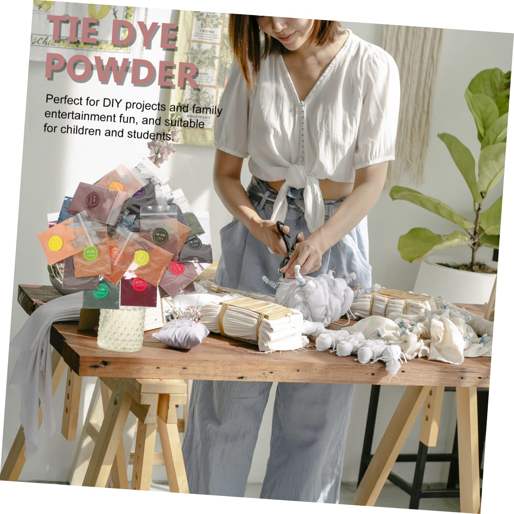 NUOBESTY 32borse Per Tie Dye Colori Colorante Per Per Attività Te Per e Adulti Shirt Scialli e Accessori Creativi