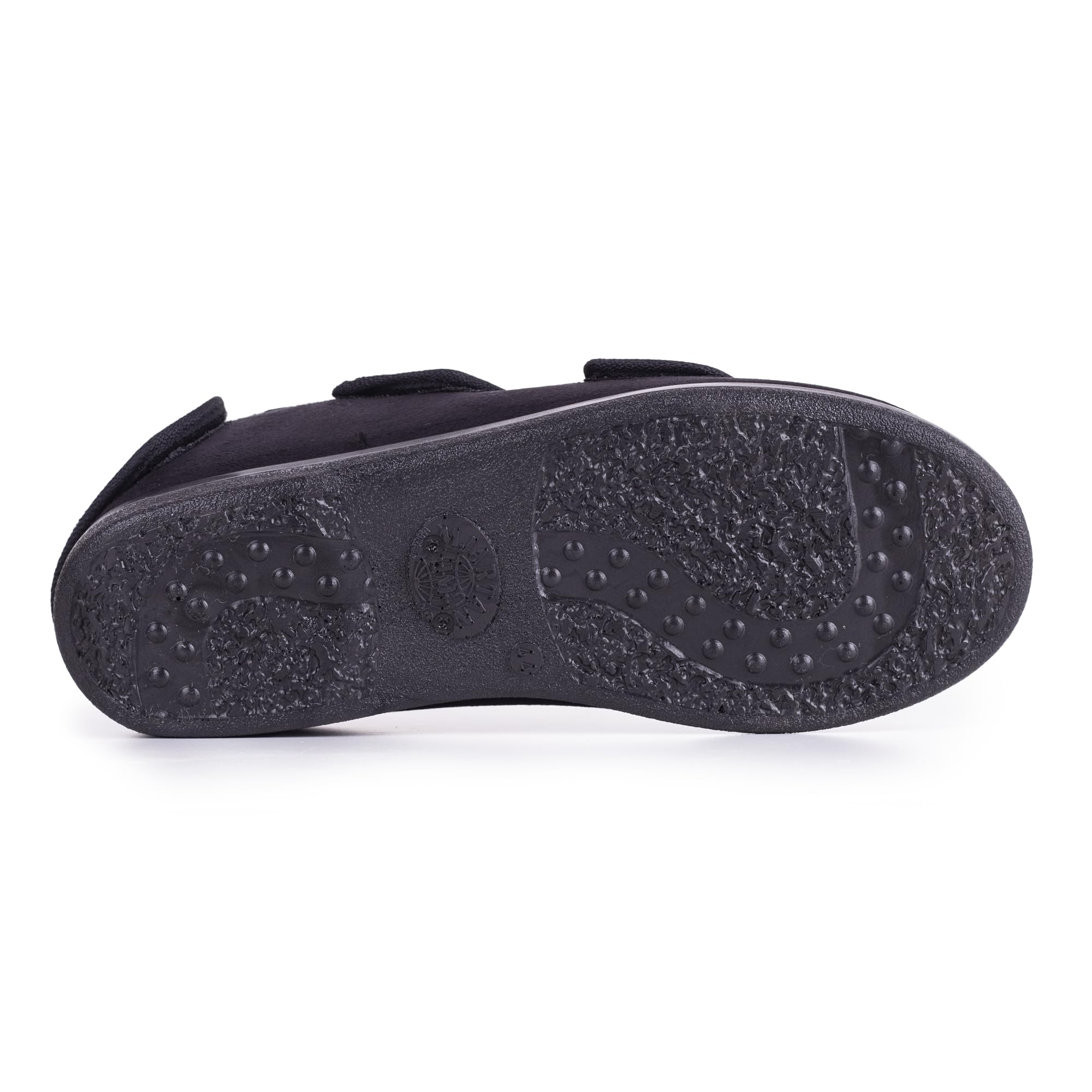 Woolee Verbandschuhe Damen Herren mit Extra Weitem Einstieg & Klettverschluss – Orthopädische Diabetiker Hausschuhe Leicht & Anpassungsfähig - für Empfindliche Füße