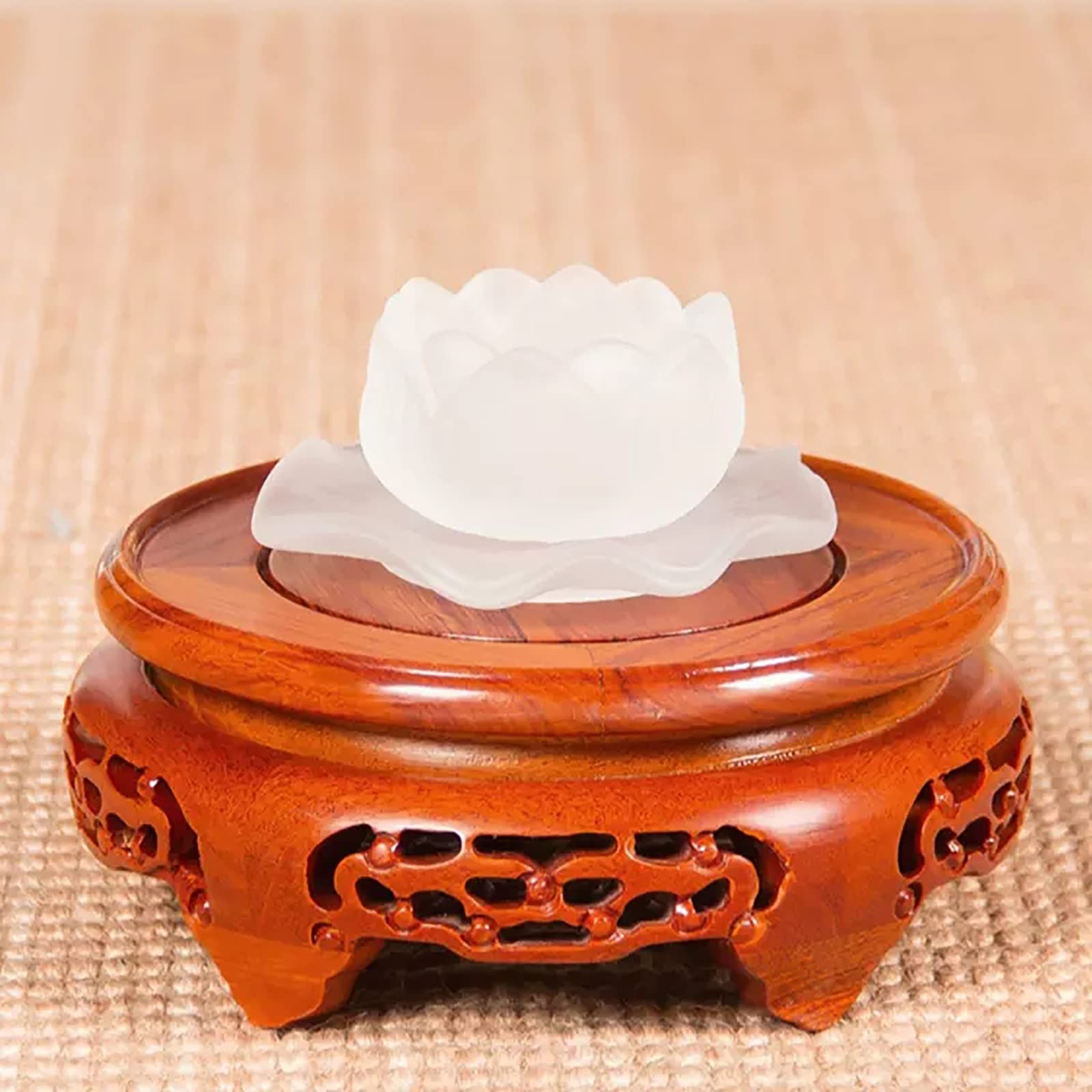 Chinesisches klassisches Bonsai-Gestell für Aquarien, Einzelsteine, Kürbisse, Goldzikaden, Kunsthandwerk, stabiler Ausstellungsständer für Messen, Heimdekoration (Größe: Nr. 4, Inn