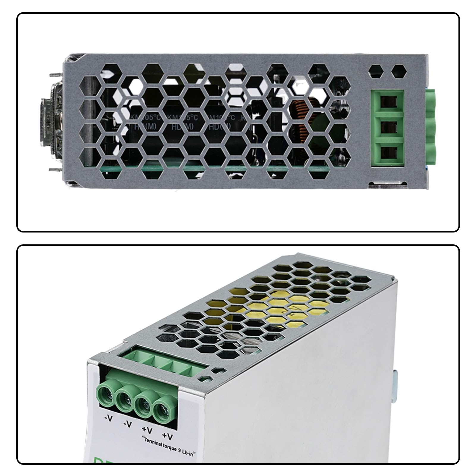 Alimentation sur rail din 24V 5A 120W bloc d'alimentation pour rail din transformateur Entrée AC100-240V 2.6A sortie DC24V 5A alimentation à découpage industrielle NDR-120-24
