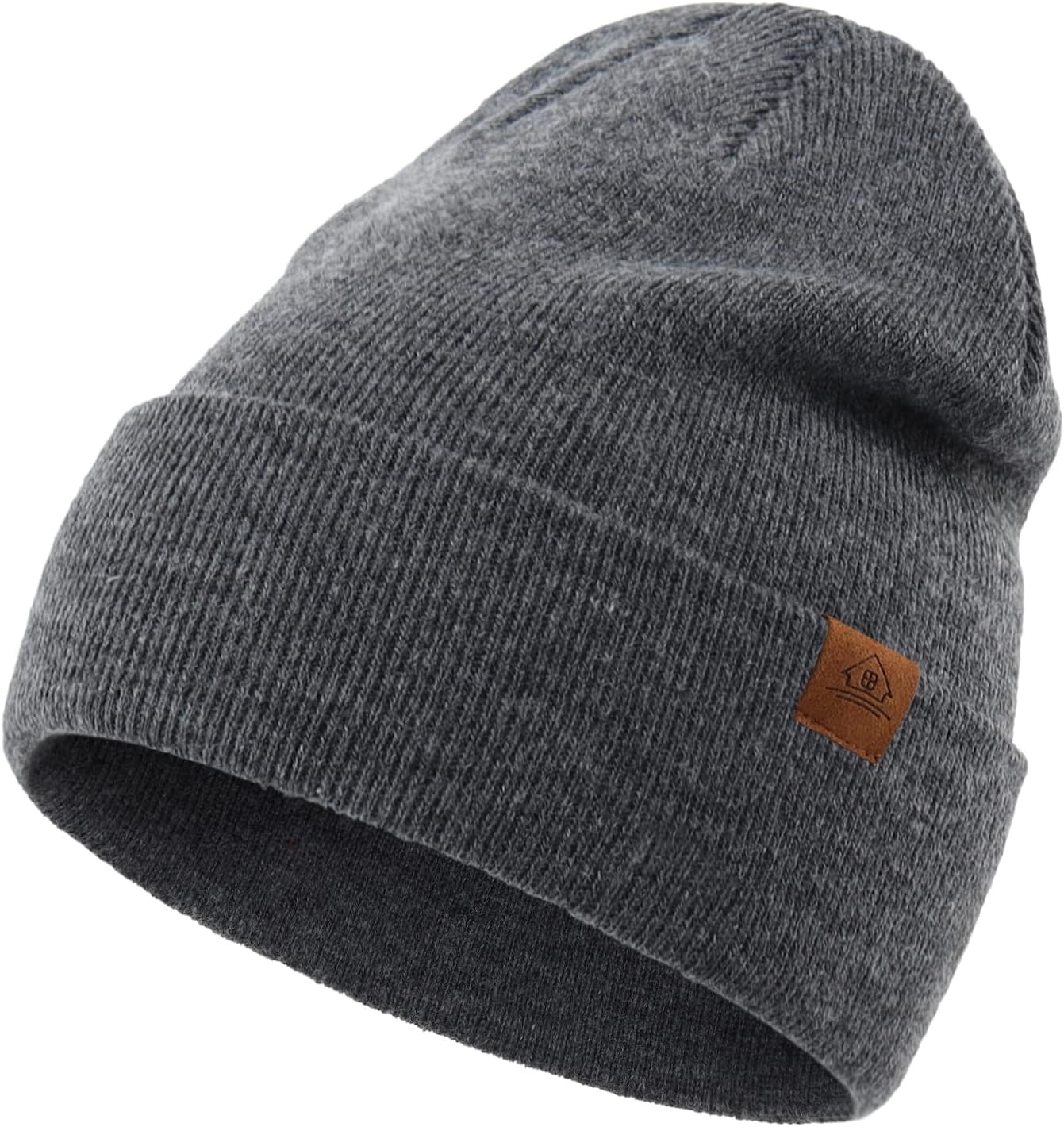 Mens Winter Hats Acrylic Knit Cuff Beanie Cap Warm Womens Beanie Hat