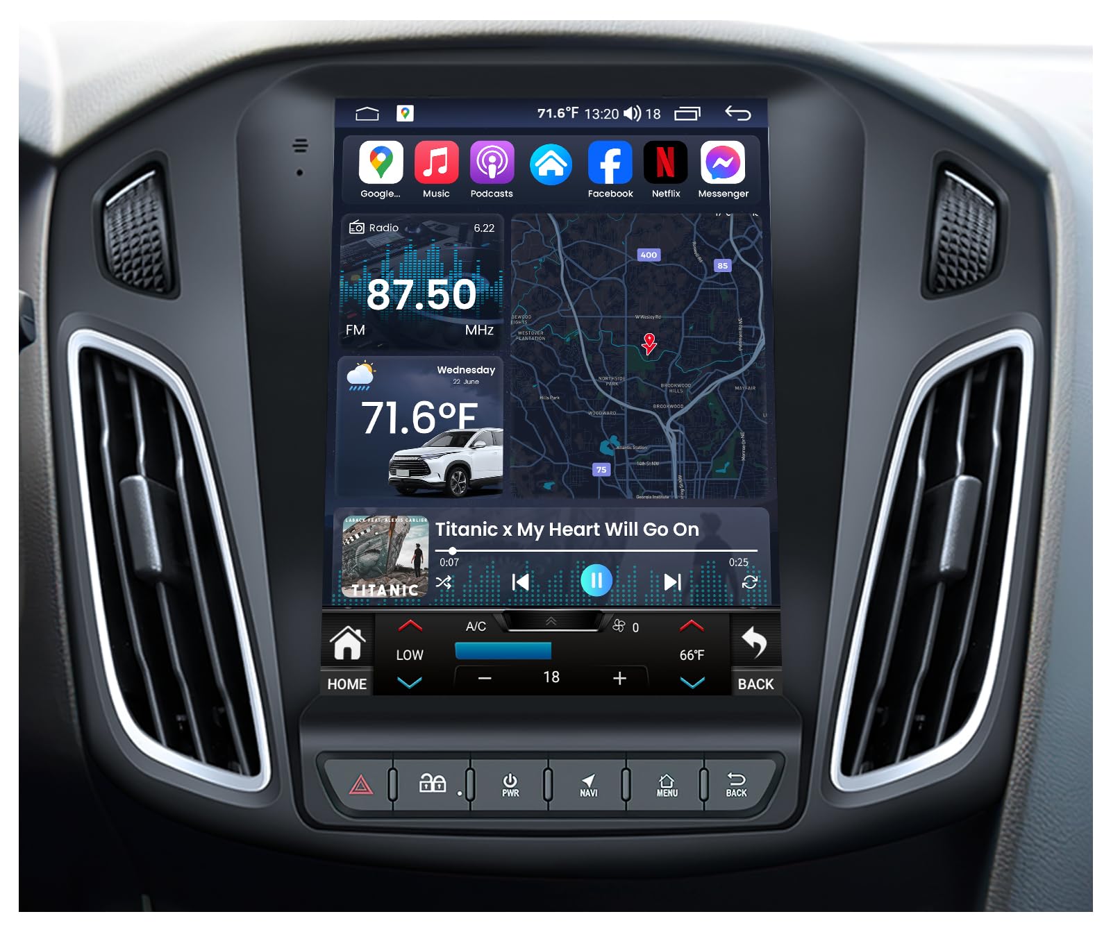 Kakamoden Android 13 Car Radio for Ford Focus 2012-2018