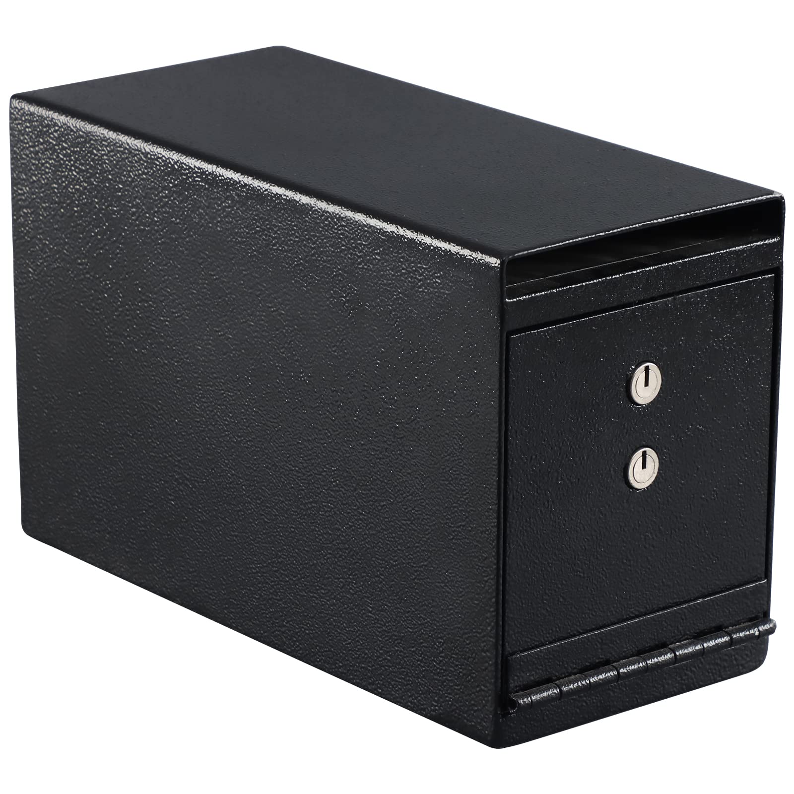 KYODOLED Depository Safe Box with Dual Key Locks, iron Antitheft Drop