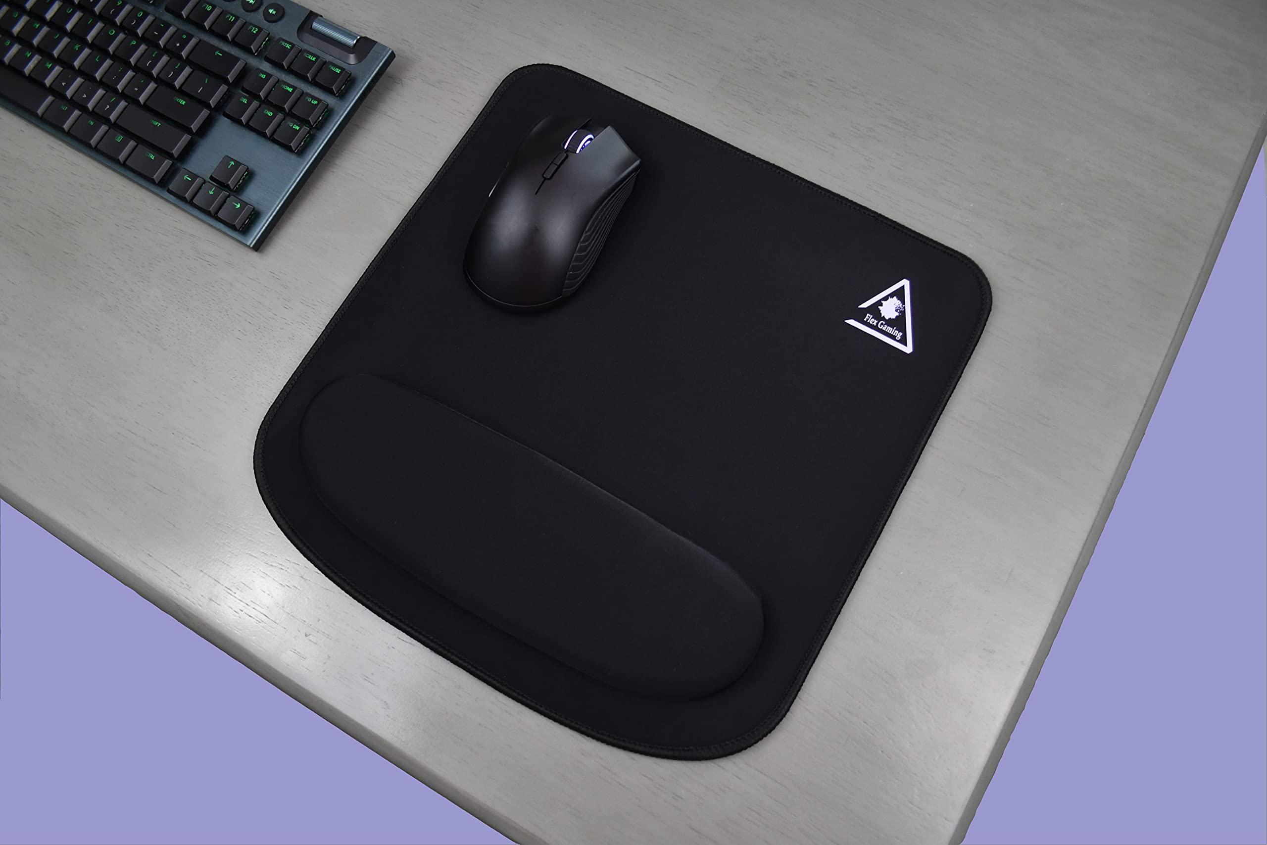 Amazon.co.jp: フレックスゲーミングマウスパッド 手首サポート付き L