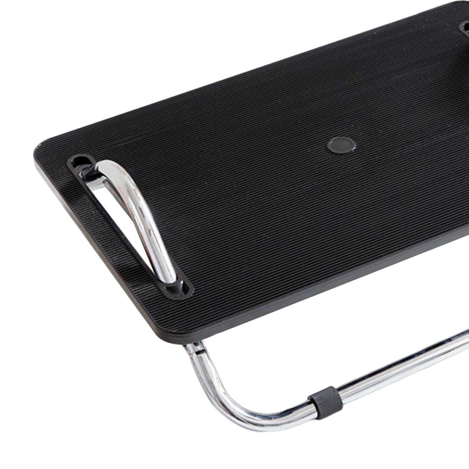 Amagogo Taburete para pies debajo del escritorio ajustable, superficie antideslizante Reposapiés ergonómico debajo del escritorio en el trabajo, soporte para, negro