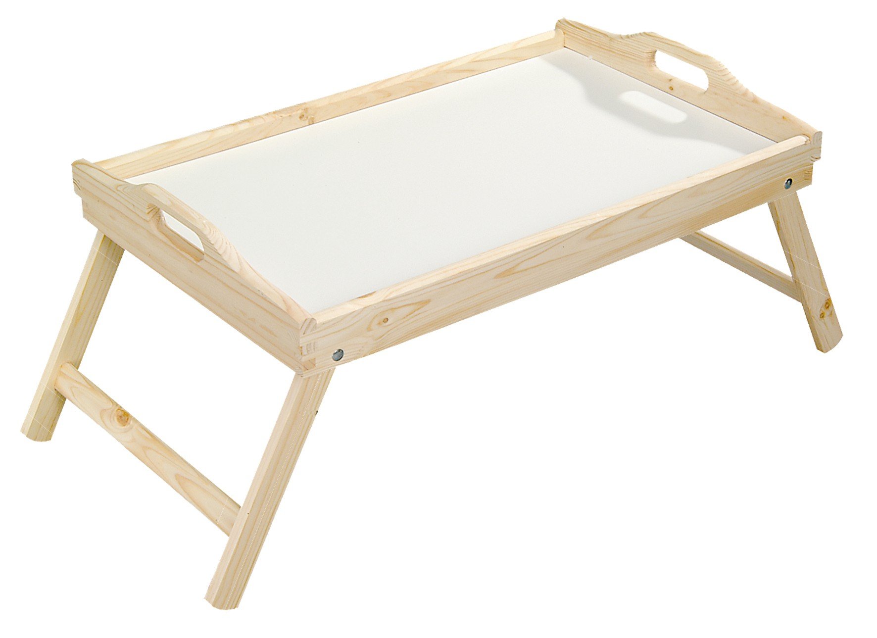 Kesper 69014 Servier-/Bettbrett aus Kiefernholz, 50 x 30,5 x 23 cm