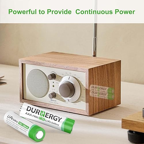 Miniatura 6 de Pilas de litio AAA, paquete de 8 baterías triple A de 1.5 V FR03, baterías de litio de mayor duración de tamaño AAA