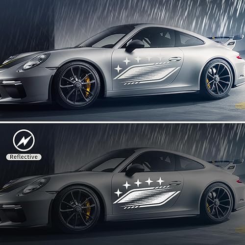 Miniatura 3 de AHIJOY Vinilo reflectante permanente de 12 pulgadas x 5 pies, vinilo adhesivo azul para tazas, manualidades, letreros, álbumes de recortes, letras,