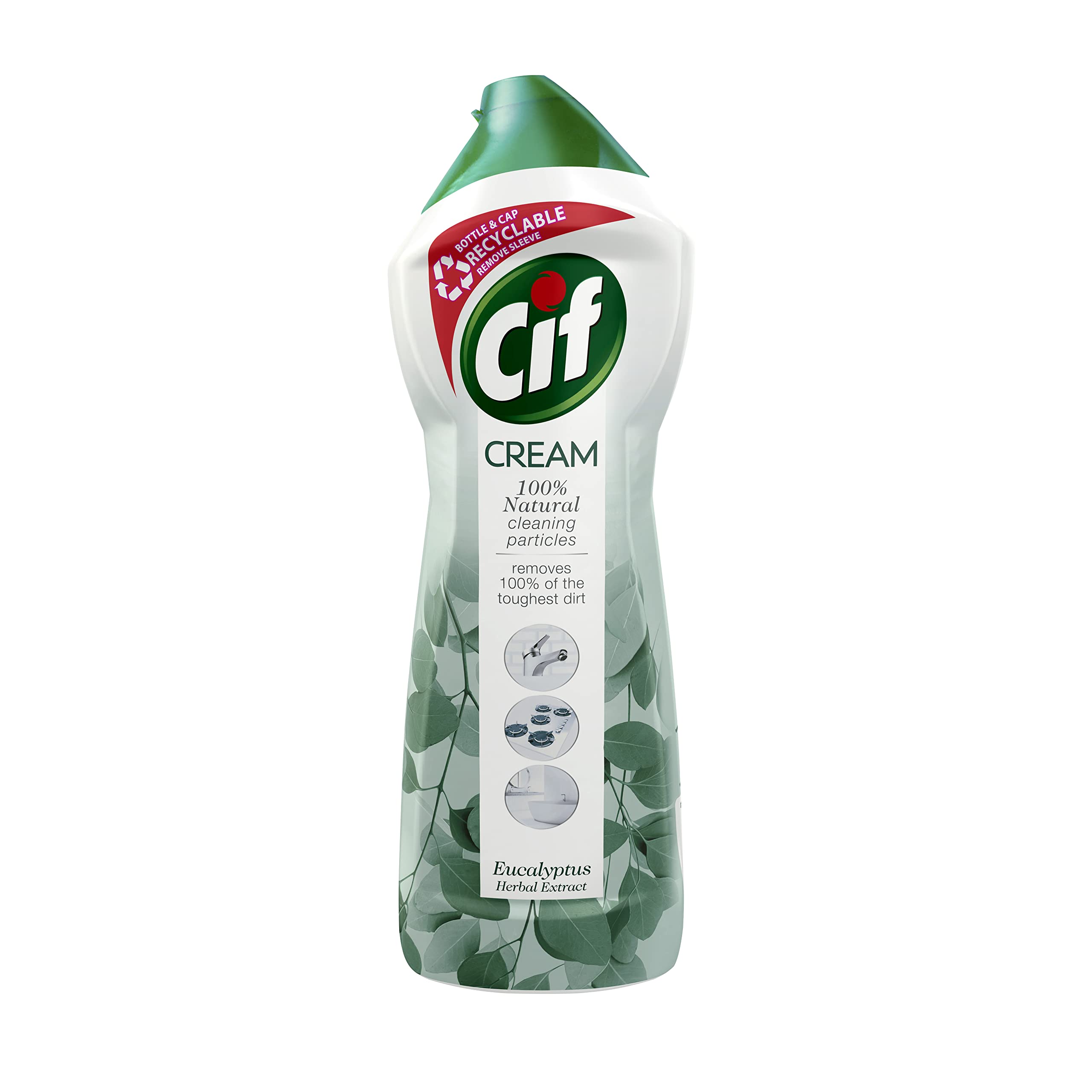 Cif Eucalyptus 100 % tough dirt removal Cream Cleaner multipurpose 750 ml