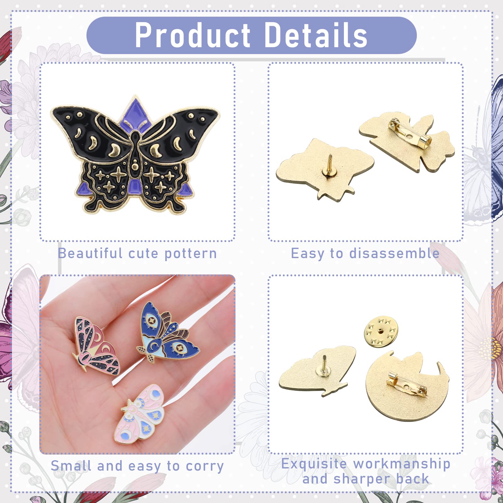 Occasion zilveren vlinder broche met markasiet - Juwelier Jansen