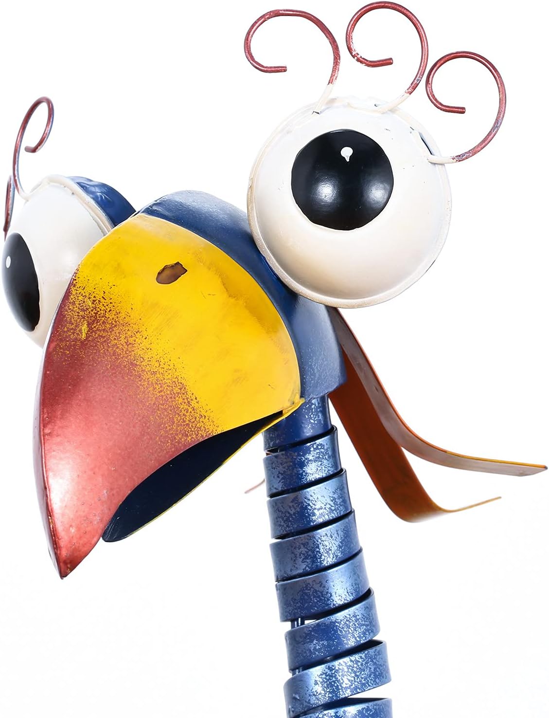 Tooarts Metal Garden Bird Statue Standing Animal Backyard Ornaments Outdoor Sculpture for Lawn Patio Art Decoration - Image 5