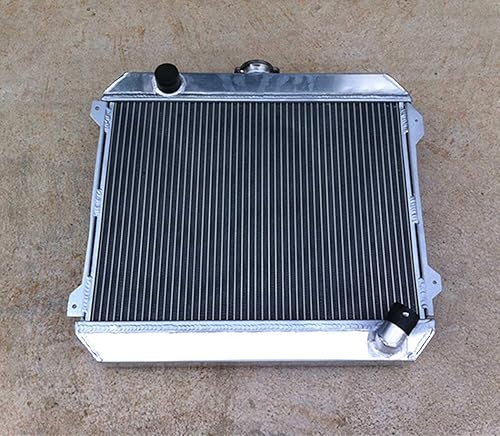 Miniatura 8 de Radiador de aluminio de 3 núcleos para NISSAN Datsun Stanza 620 L20B 1975-1979 1976 1977 1978 MT + ventilador