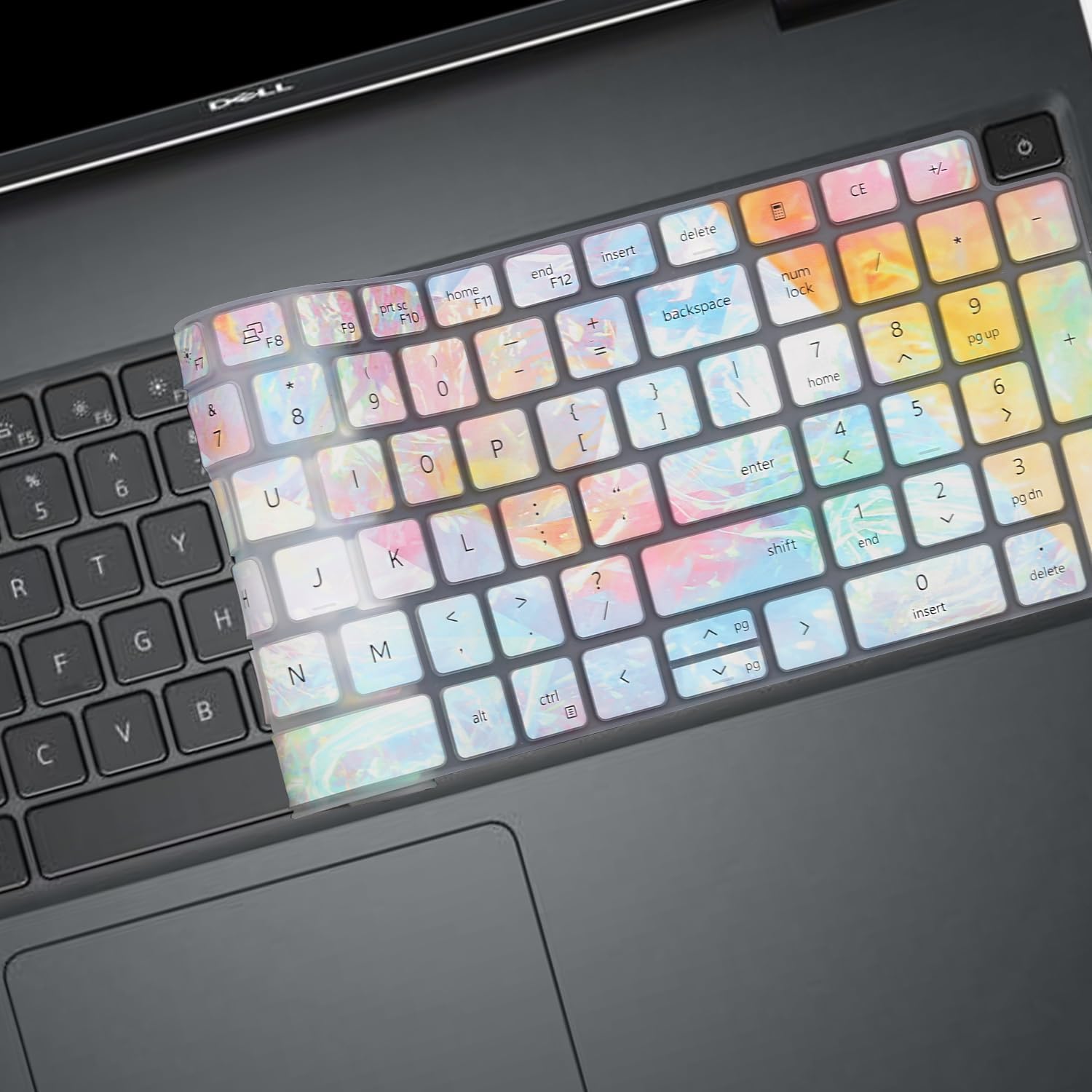 Keyboard Cover for Dell Latitude 3550 3540 5520 5521 5530 5531 5540 5550 2024 2023 & Precision 3590 3591 3580 3581 3560 3570 3561 3571 Laptop, Dell Latitude 15.6 inch Laptop Keyboard Skin Colors image 6 of 7 B0CZCHLTDH