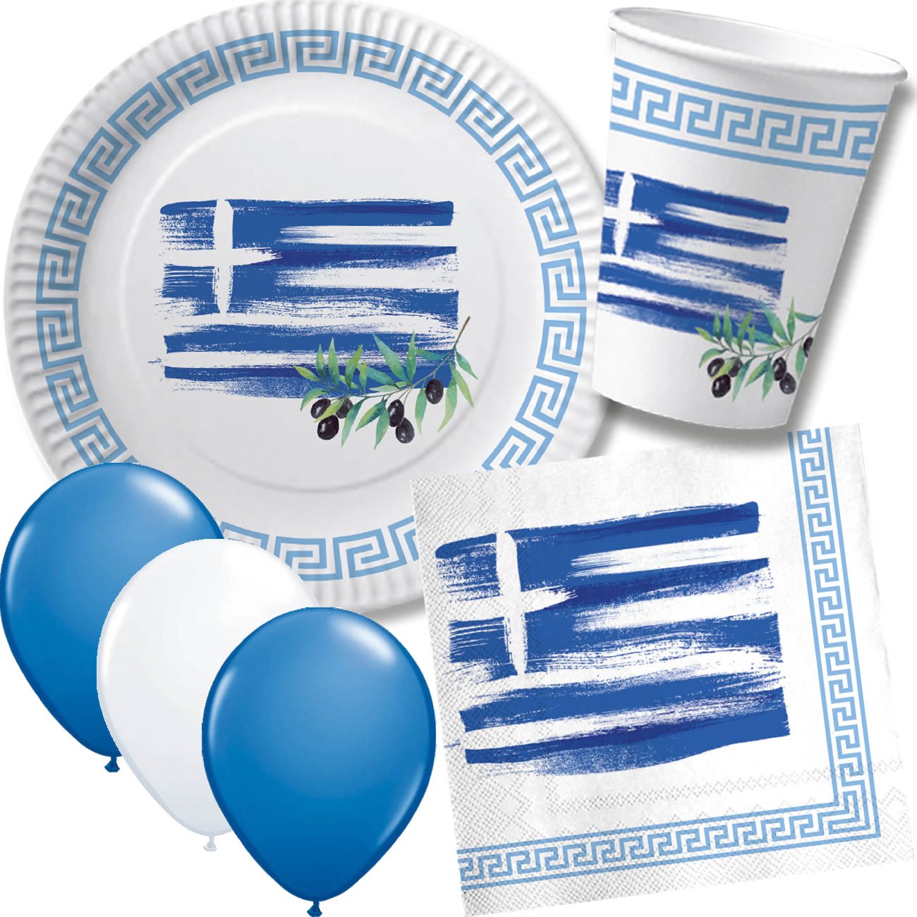 set de 200 pièces de vaisselle jetable Décoration de table de soirée