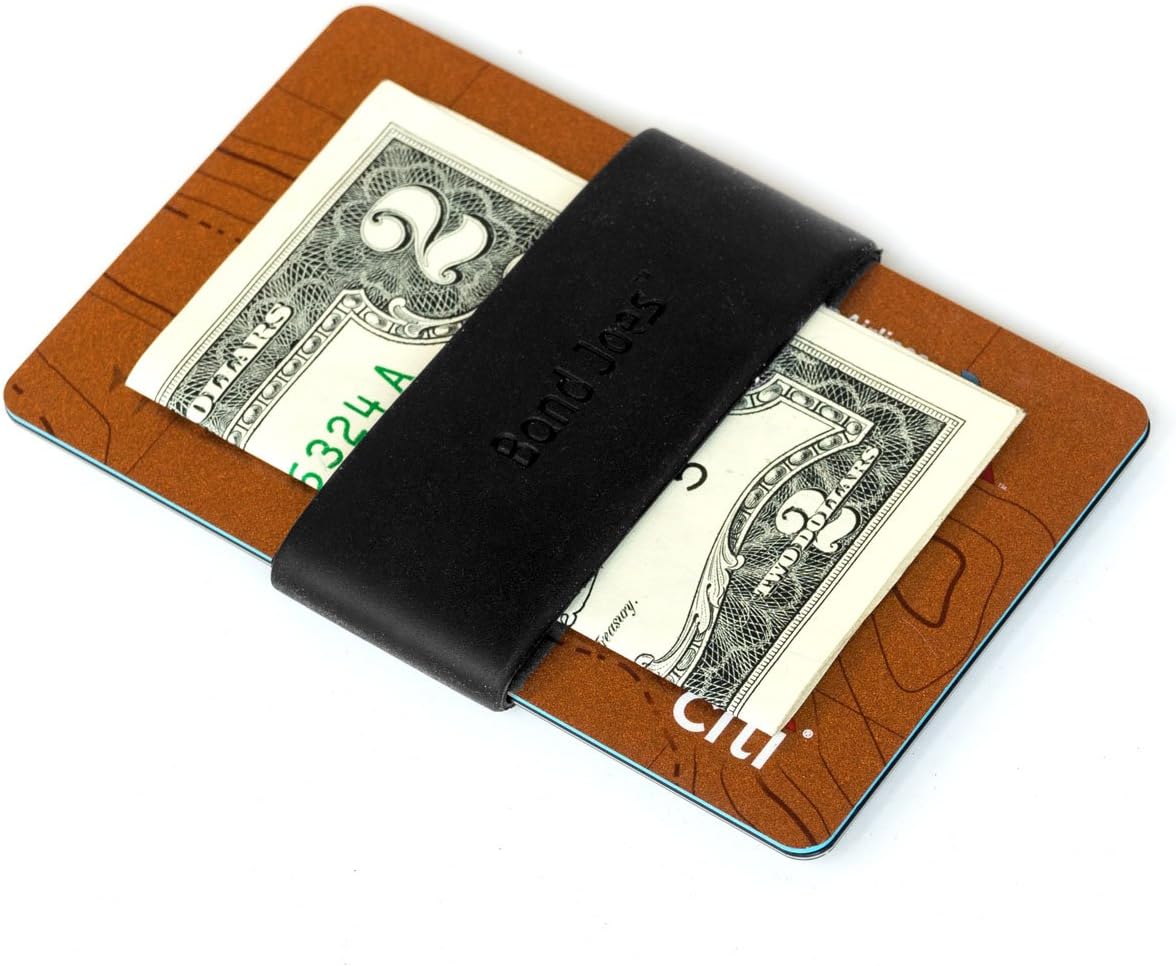 Band Joes Pocket Wallet Replacement Super Slim Profile Colorful Silicone Rubber Bands Money Wide Strap Grip Clip Siliconebands for Credit Card, License, Cash Holder