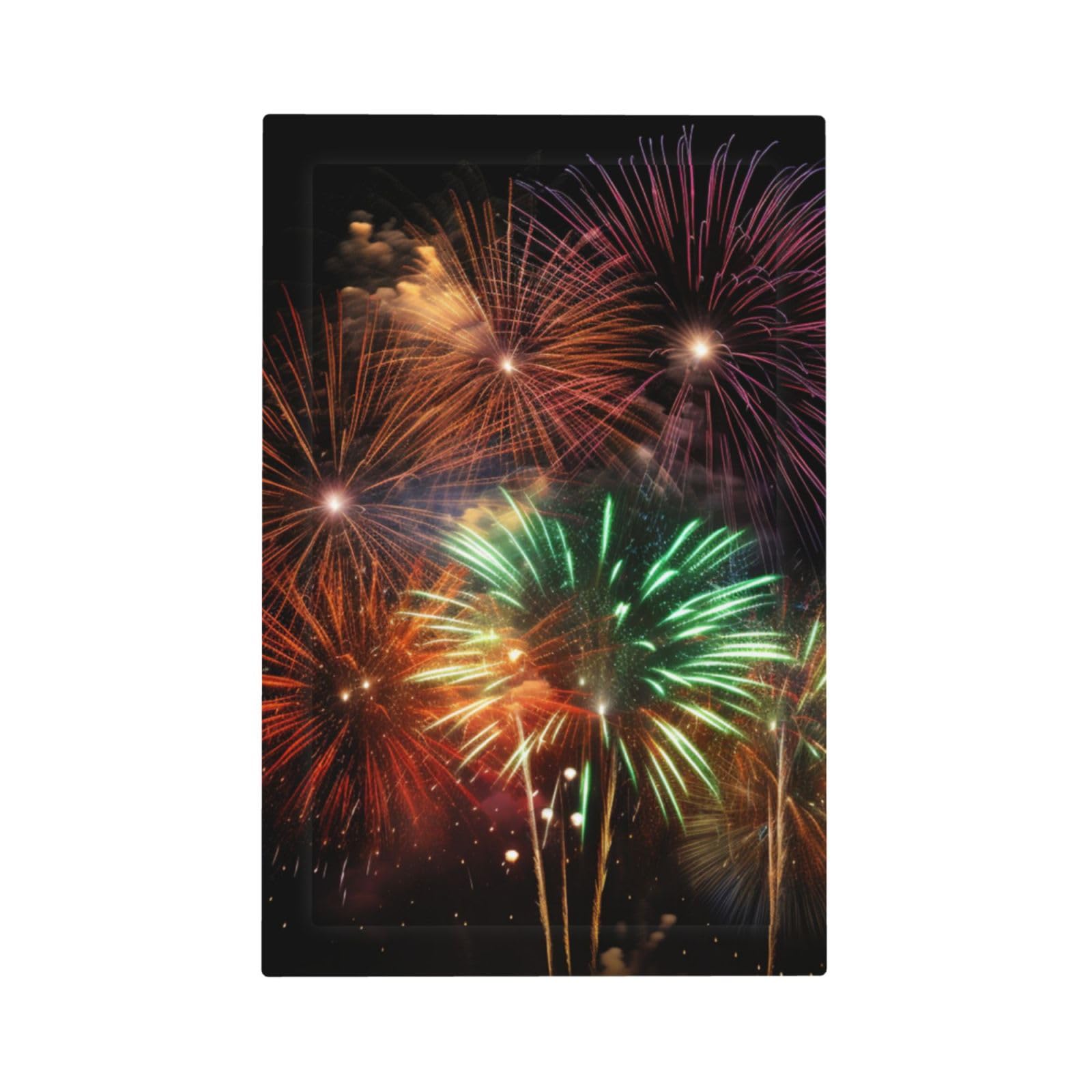 1-Gang Decorator Wall Plate Splendid fireworks Light Switch Cover Single Gang Receptacle Outlet Wall Plate Mid Size 5" x 3" Wallplate Unbreakable Polycarbonate Outlet Faceplates Covers