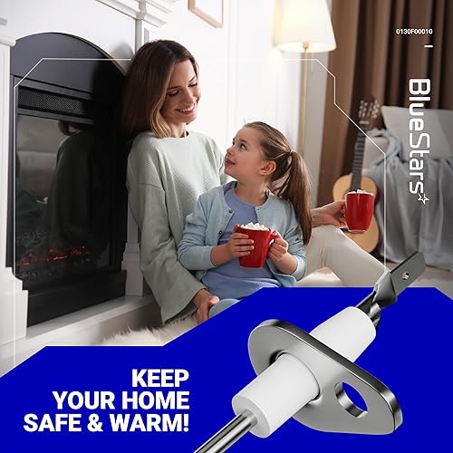 Miniatura 7 de BlueStars Actualizado Pieza de repuesto para sensor de llama ultra duradero 0130F00010, ajuste exacto para hornos Goodman Amana, reemplaza a