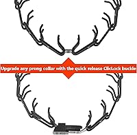 Vista 5 de Sprenger Herm - Hebilla de acero inoxidable negra con cierre de liberación rápida para entrenamiento de perros, collar para perros pequeños