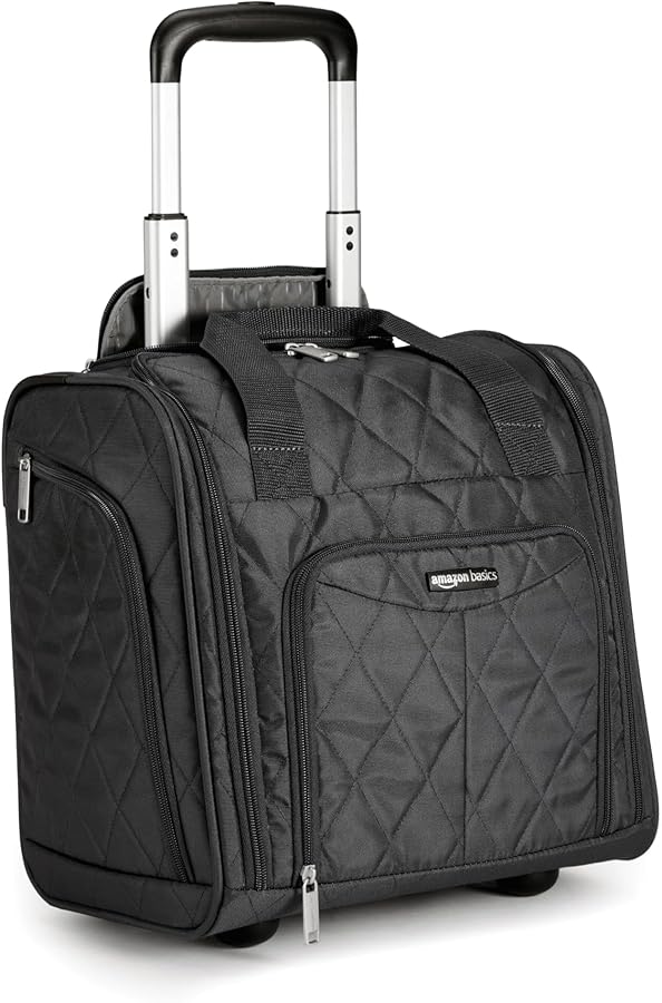 Amazon.co.jp: Amazonベーシック キャリーバッグ 座席下用 ブラック