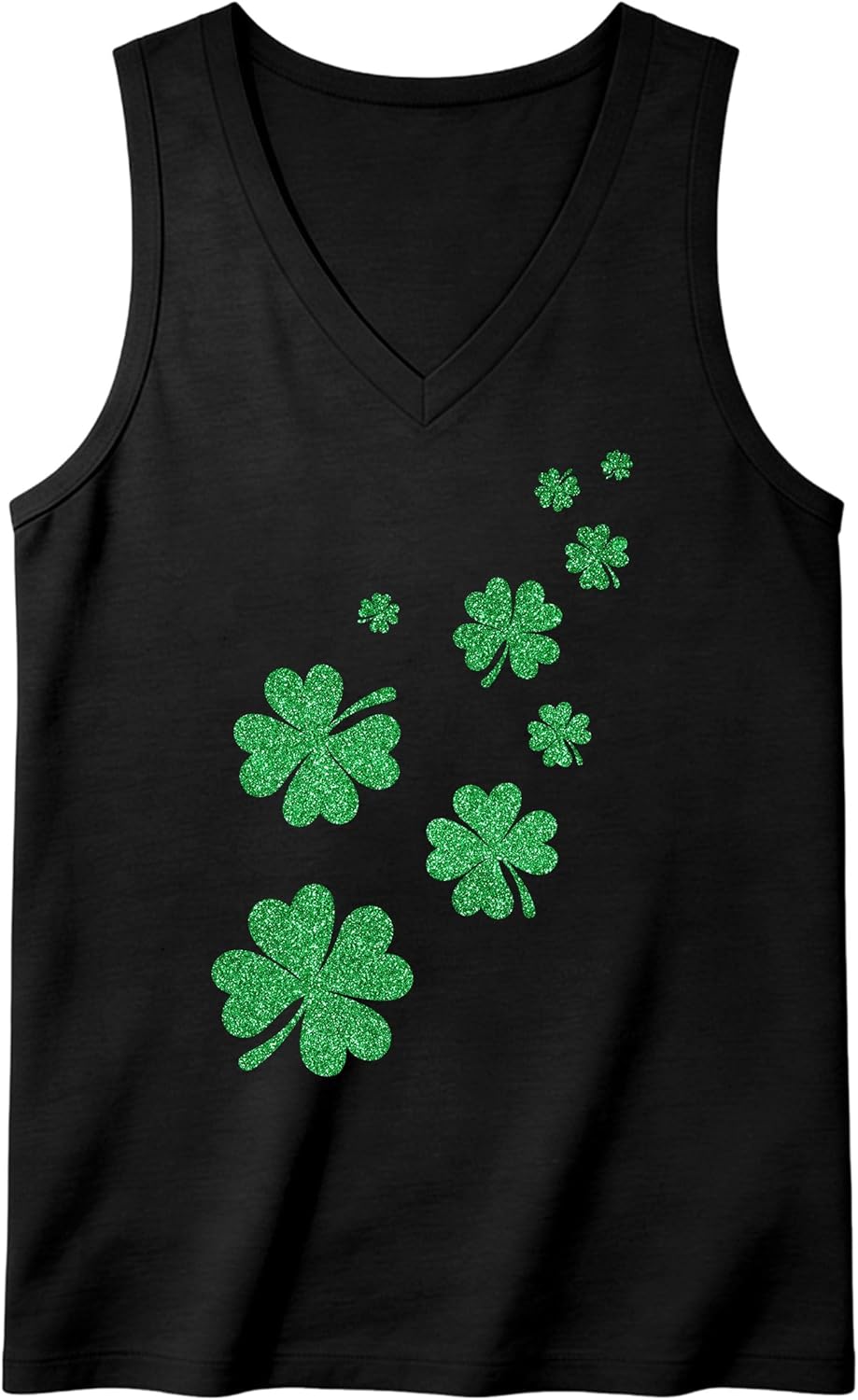 St Patricks Day Tank Tops for Women: Lucky Charms Shirt Shamrock Tshirts Irish Sleeveless Tees - Image 7