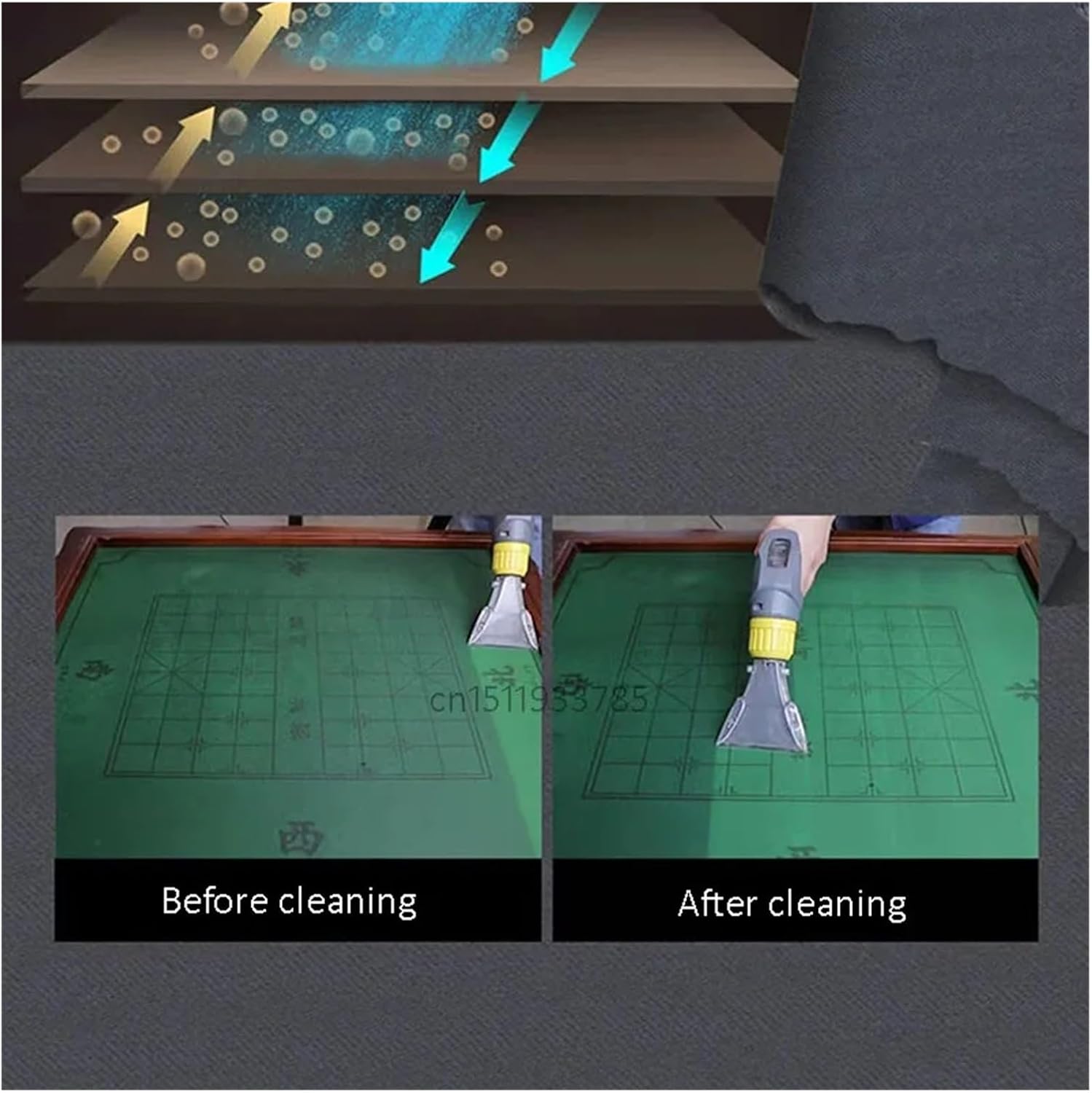 Upholstery Nozzle Handle Compatible for Karcher Puzzi 8/1 10/1 Adv 30/4,4.130-001. Robot Vacuum Cleaner Spare Parts(Cover)