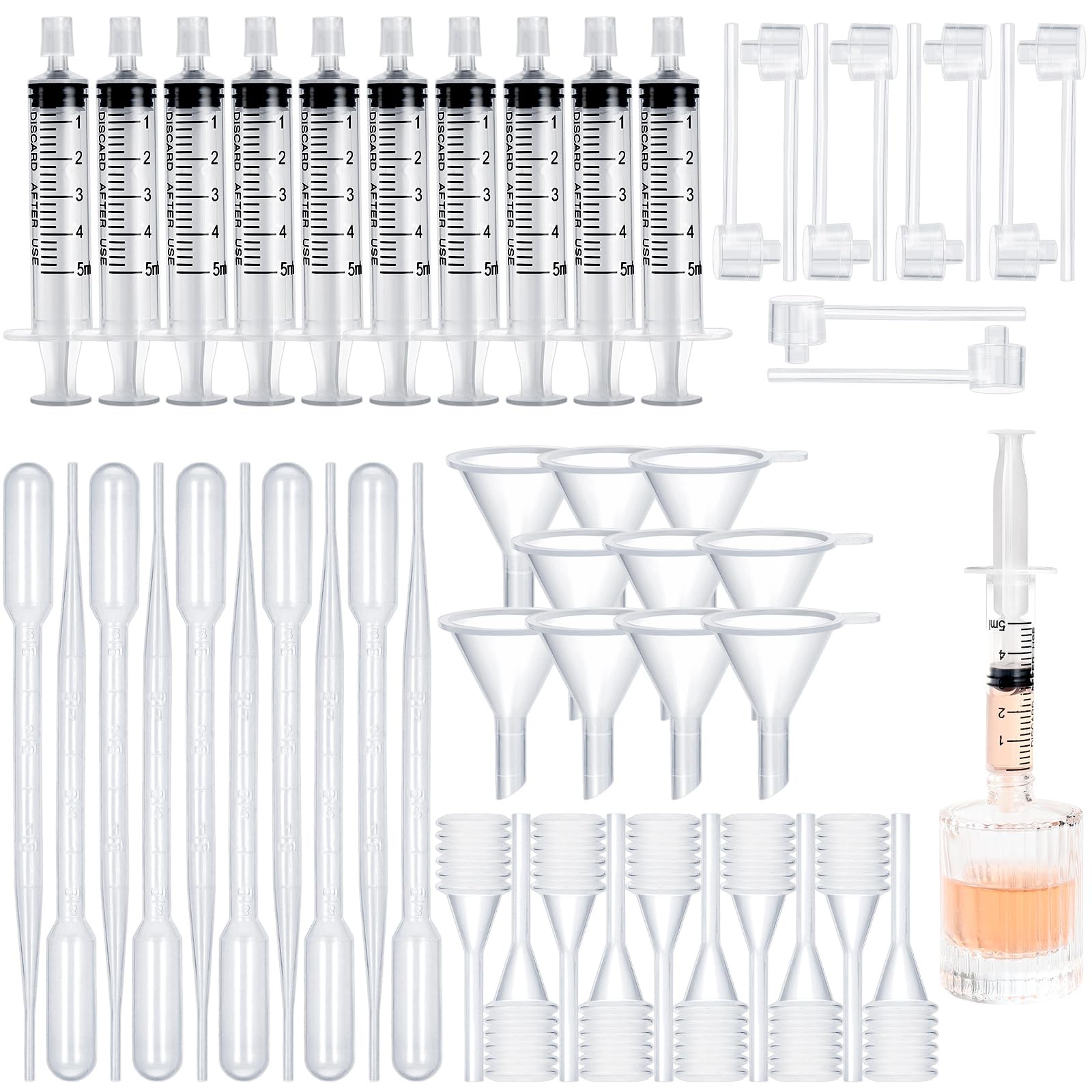 Outils de recharge de parfum liquide et échantillon d'huiles essentielles pour voyage