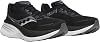 Zapatilla Saucony Hurricane 24 para hombre, Negro/Carbón, 11.5 5