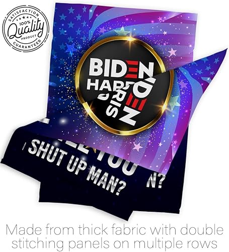 Miniatura 7 de Bandera de Biden Harris Will You Cállate Hombre Jardín Patriótico Vote Presidente Demócrata Republicano Tea Party Estados Unidos Americana Elección