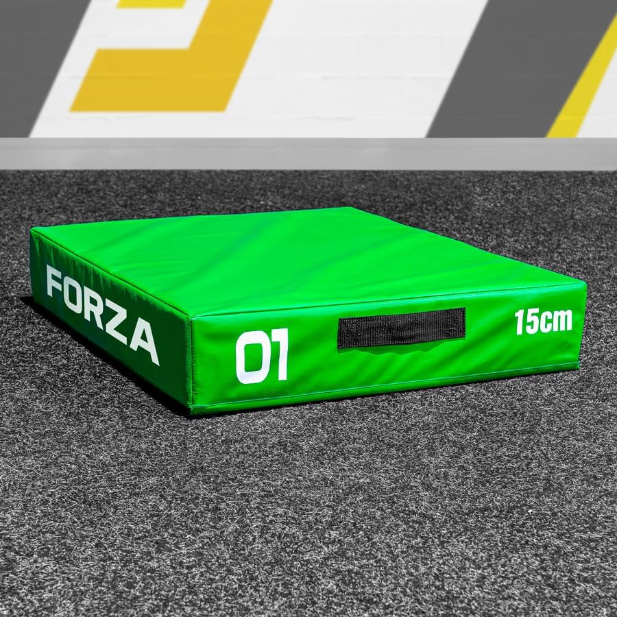 FORZA Plyometric Jump Box - Premium Soft Foam Exercise Step & Box Jump - 6in, 12in, 18in, 24in or Complete Set