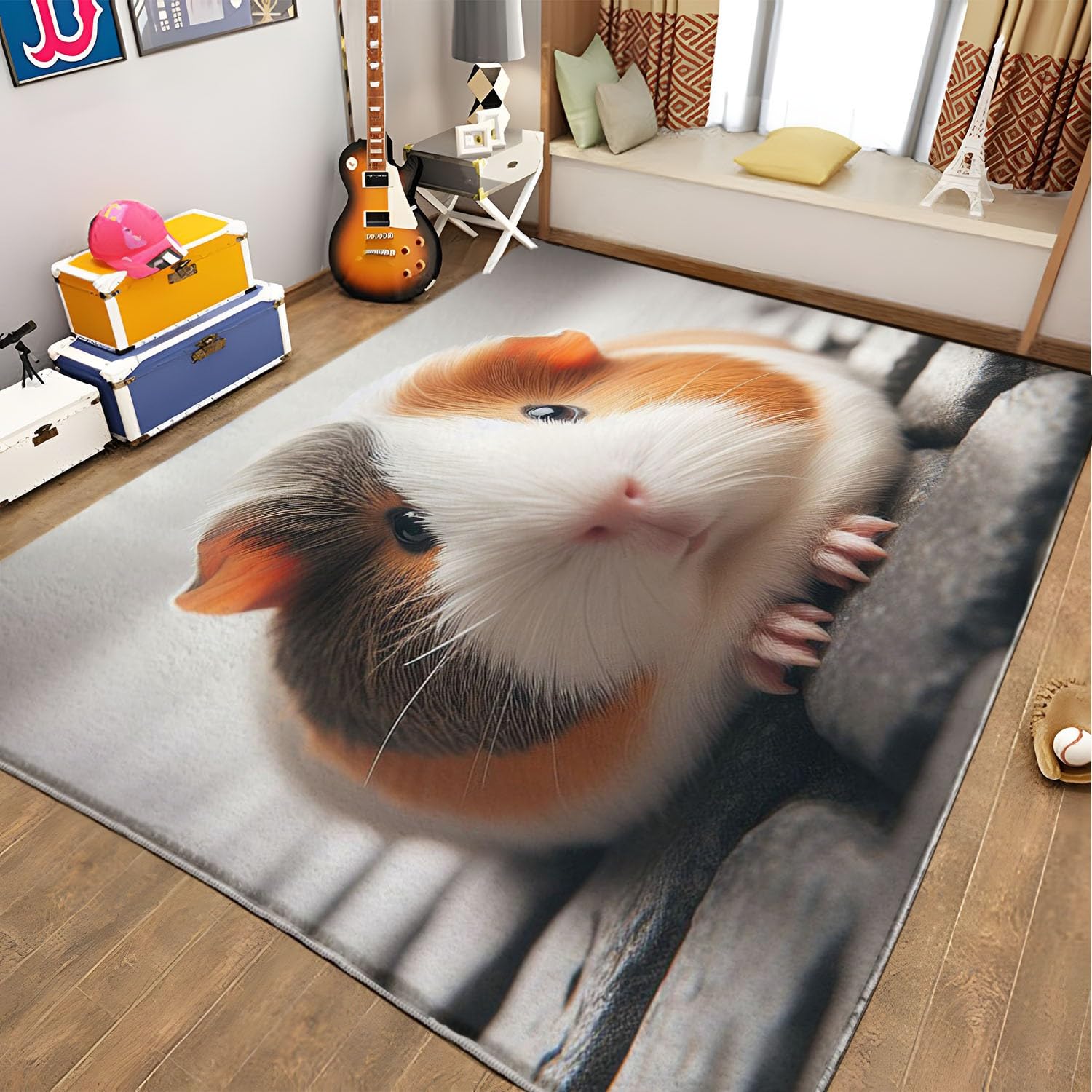 Tappeto a pelo lungo per soggiorno, lavabile in lavatrice, morbido e non perde pelo, per camera da letto, ufficio e cucina, facile da pulire (140 x 200 cm)