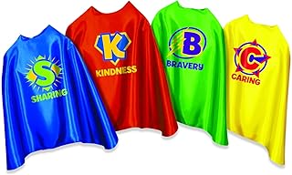 Learning Resources Super Selves! Reward Capes - 4 Pieces, Ages 3+ SEL Capes, Social Emotional Development Games, Language Skills, Hero Cape