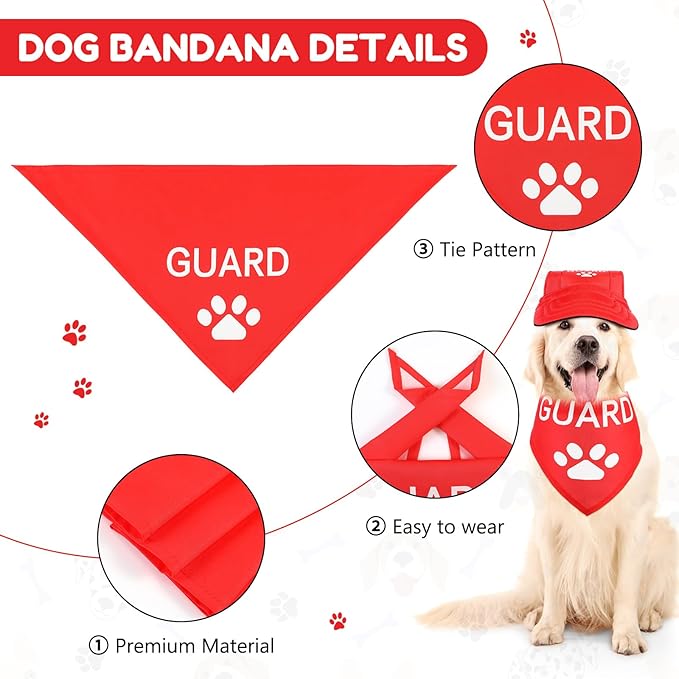 Disfraz para Perro Geyoga Set con Gorra y Bandana, Talla L miniatura 2