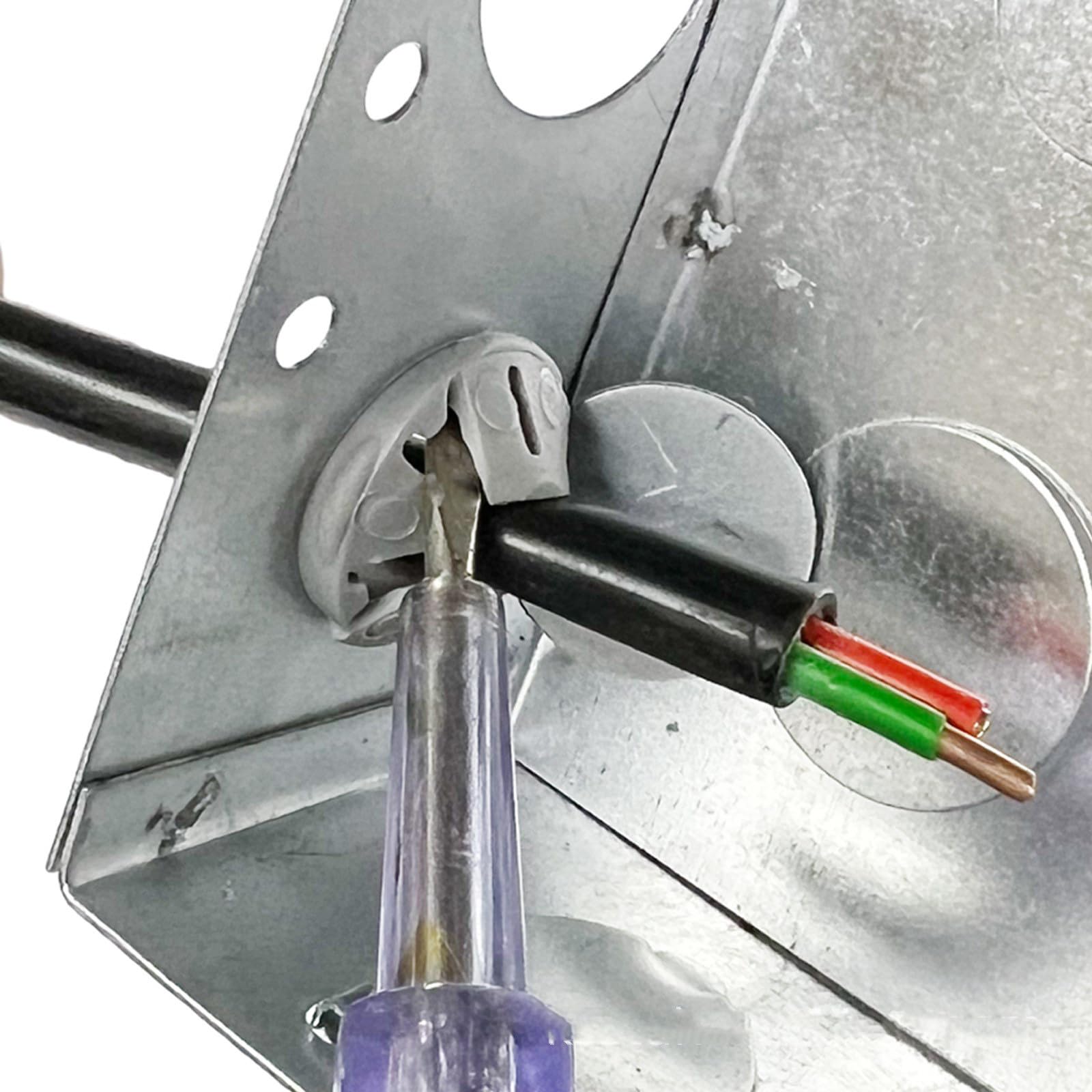 ordinarYone Connecteur de câble à bouton-poussoir non métallique pour une installation rapide et une connexion électrique