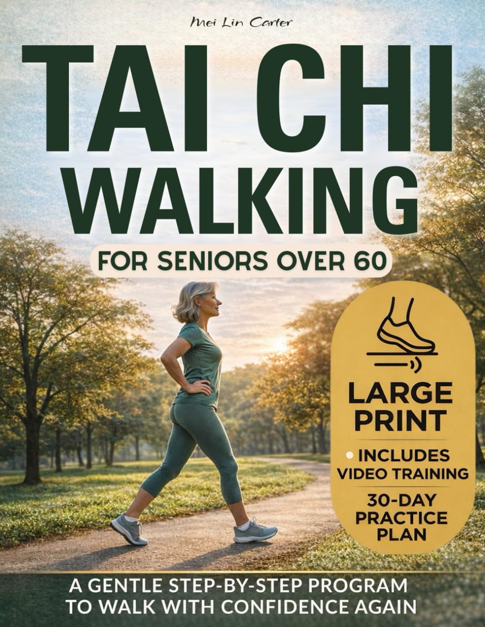 Tai Chi Walking for Seniors Over 60: A Gentle Step-by-Step Program to Improve Balance, Prevent Falls, and Regain Safe, Confident Walking with a 30-Day Practice Plan