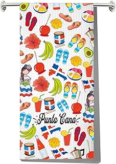 JNIAP Punta Cana Kitchen Towel Punta Cana Gifts Dominican Republic Gifts Punta Cana Souvenir Towel (Punt Can kt)