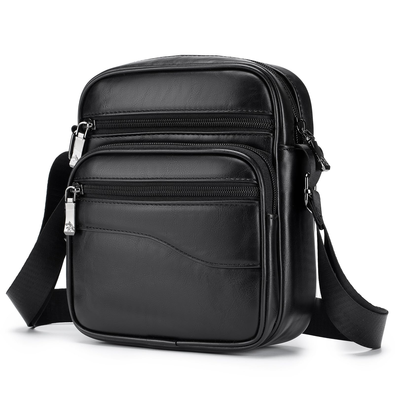 SPAHER Borsa da uomo in pelle a tracolla, borsa a tracolla, borsa a tracolla, borsa a tracolla, borsa a tracolla, borsa a tracolla, ideale per gli uomini