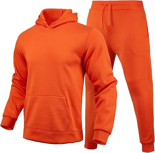 Miniatura 9 de Conjunto de sudadera unisex de 2 piezas para hombres y mujeres, de gran tamaño, de manga larga, sudadera con capucha y pantalones deportivos