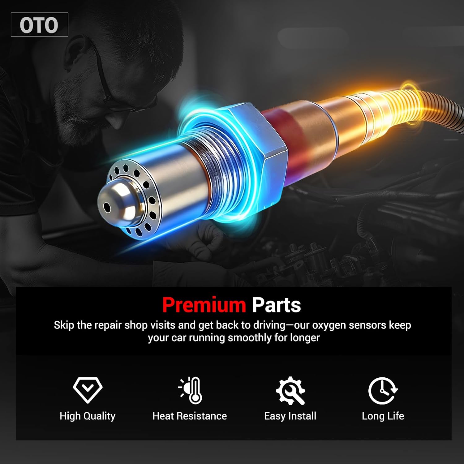O2 Oxygen Sensor Compatible with Benz & - C230 2002, C240, C280, C55 AMG, E320, E350, E550, S430, S600, CLS500, G500, SL600, SLK230, CLK320, Crossfire, Replace# 0025400117