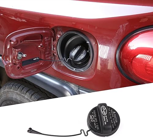Tapa de llenado de gas de repuesto compatible con Toyota FJ Cruiser 2007-2021, tapas de depósito de combustible de repuesto, tapa de depósito de