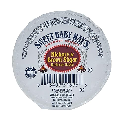 Miniatura 3 de Sweet Baby Ray's - Salsa de barbacoa de azúcar morena de nogal de 1.5 onzas, 12 unidades