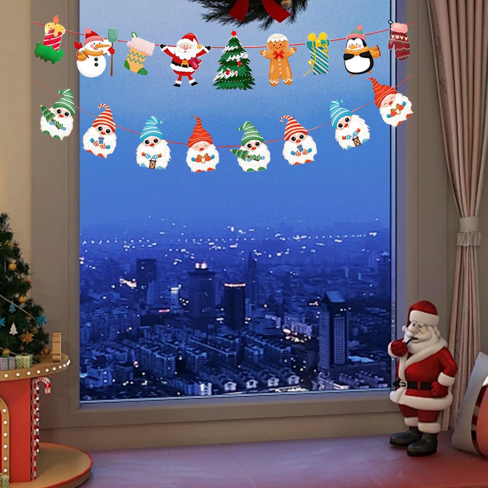 Festone Di Natale Riutilizzabili Di Alta Qualità, Decorazioni Natalizie