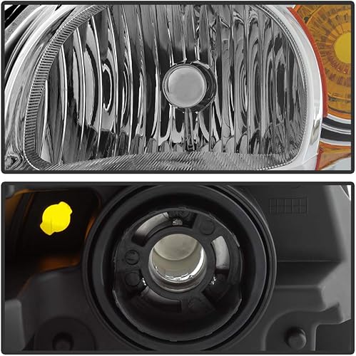 Miniatura 3 de ACANII - Para Chevy Cobalt 07-10 Pontiac G5 05-06 Pursuit Chrome 2005-2010 [Estilo OE] faros delanteros con soporte