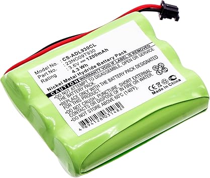 ALLC Replacement Battery for Audioline CDL930/CDL931/CDL950/CDL951,1200mAh